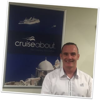 Peter in store at Cruiseabout